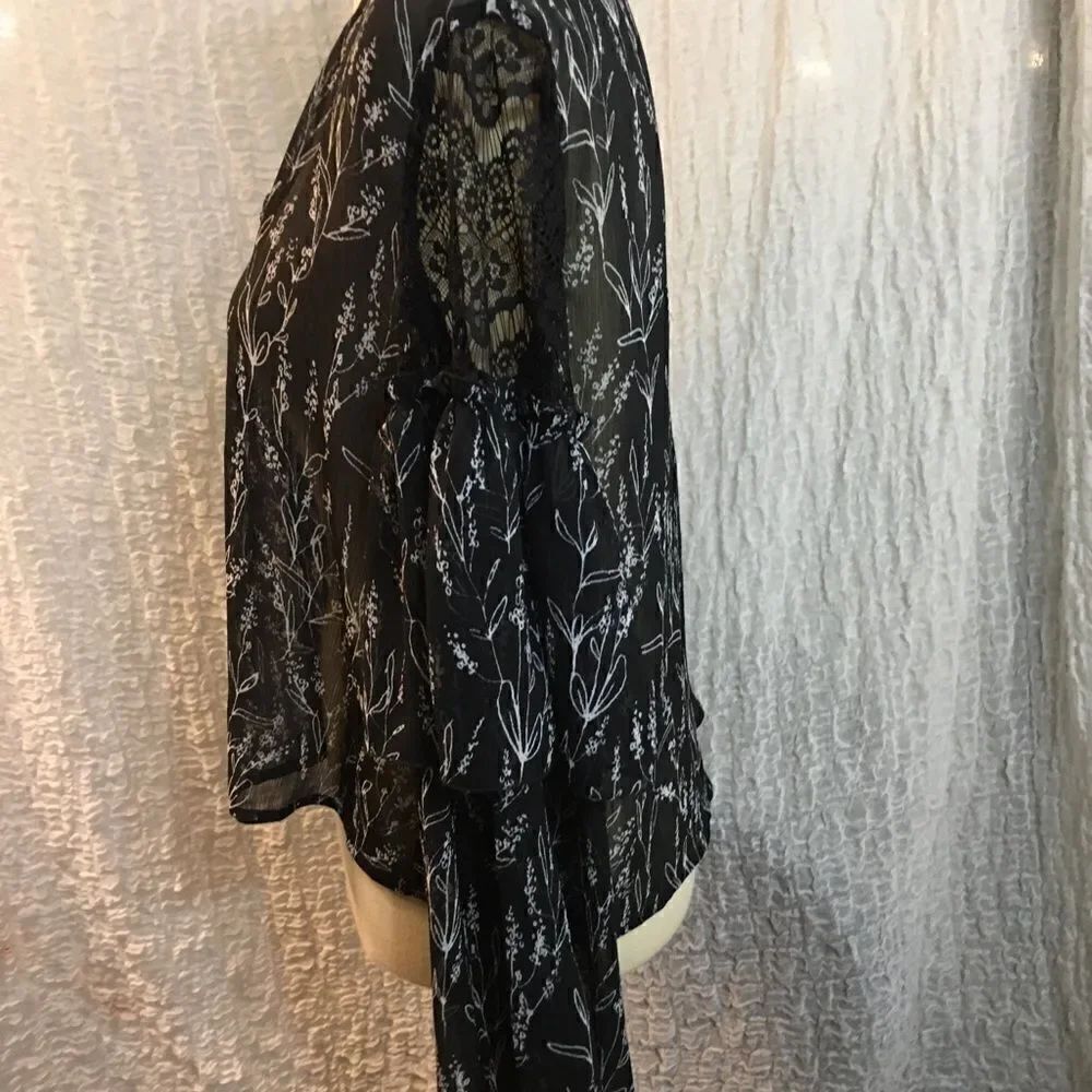 Zara Basic Black Top Size M - Picture 2 of 7